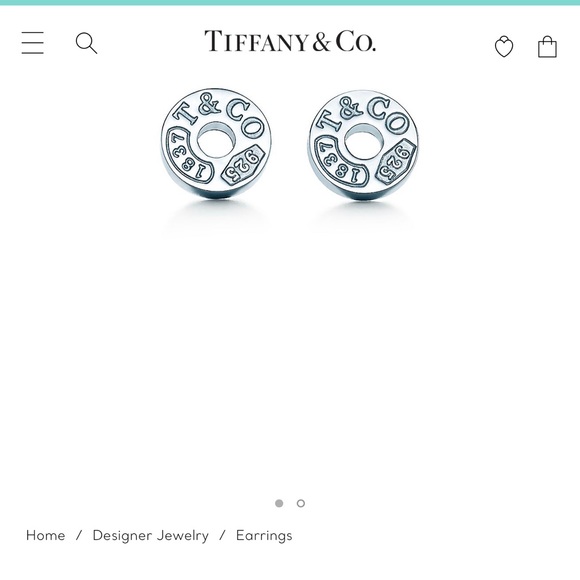 Tiffany & Co. Jewelry - Tiffany & Co 1837 circle earrings